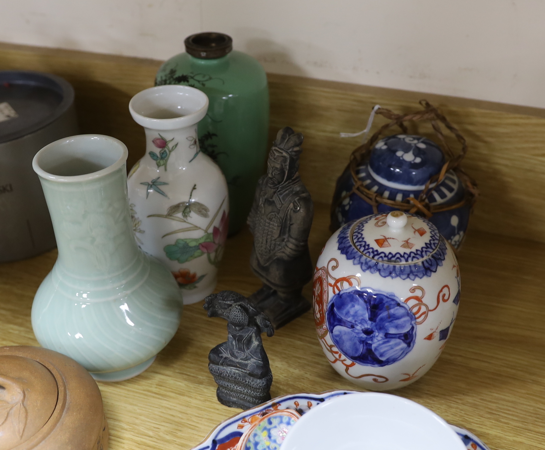 A quantity of mixed Chinese porcelain etc